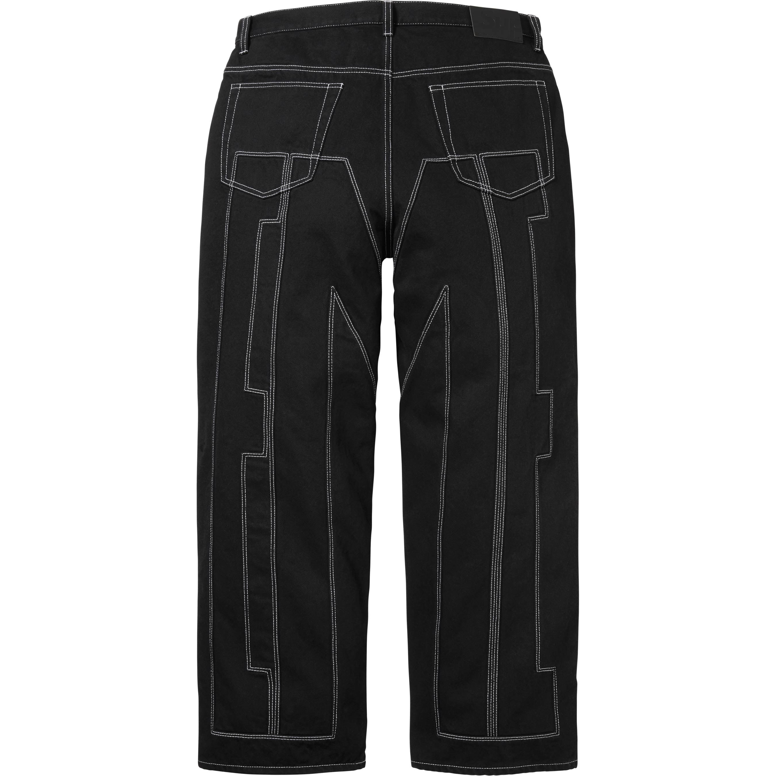 Inset Spellout Baggy Jean view 3